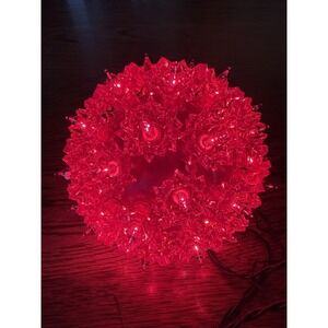 Vtg GKI/Bethlehem Lighting RED 50 Light Starlight Sphere Constellation